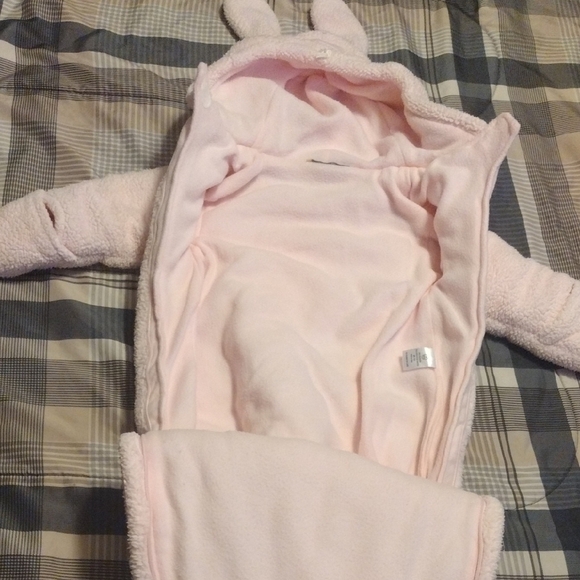 Cozy Pink Bunny Footie for Baby Girl​ - Picture 14 of 14